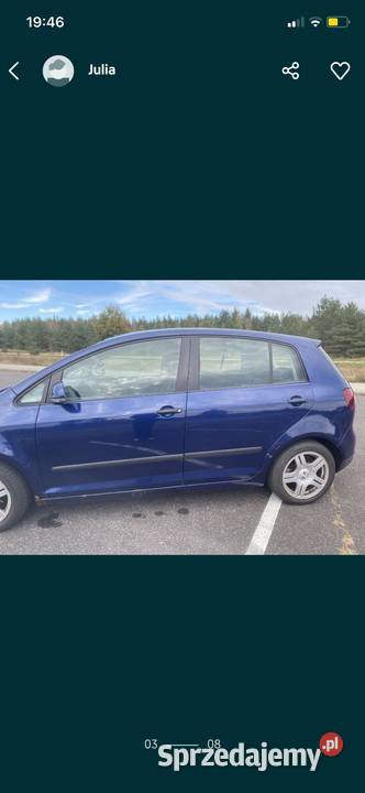 Golf plus 5 2005 19cm3 Golf Plus pomorskie Miastko