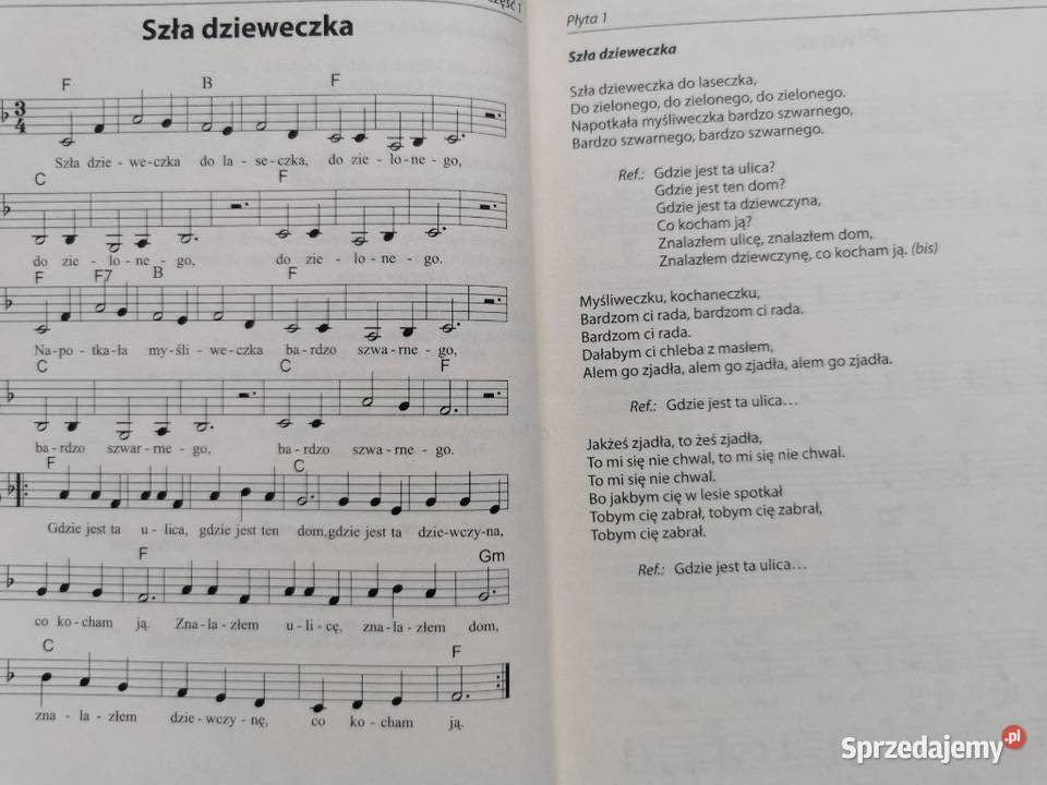 Śpiewnik przebojów biesiadnych część 1i 2 Kubik Kruszwica