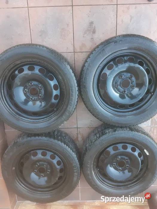 Felgi stalowe R16 5x112 opony zimowe kołpaki Wadowice