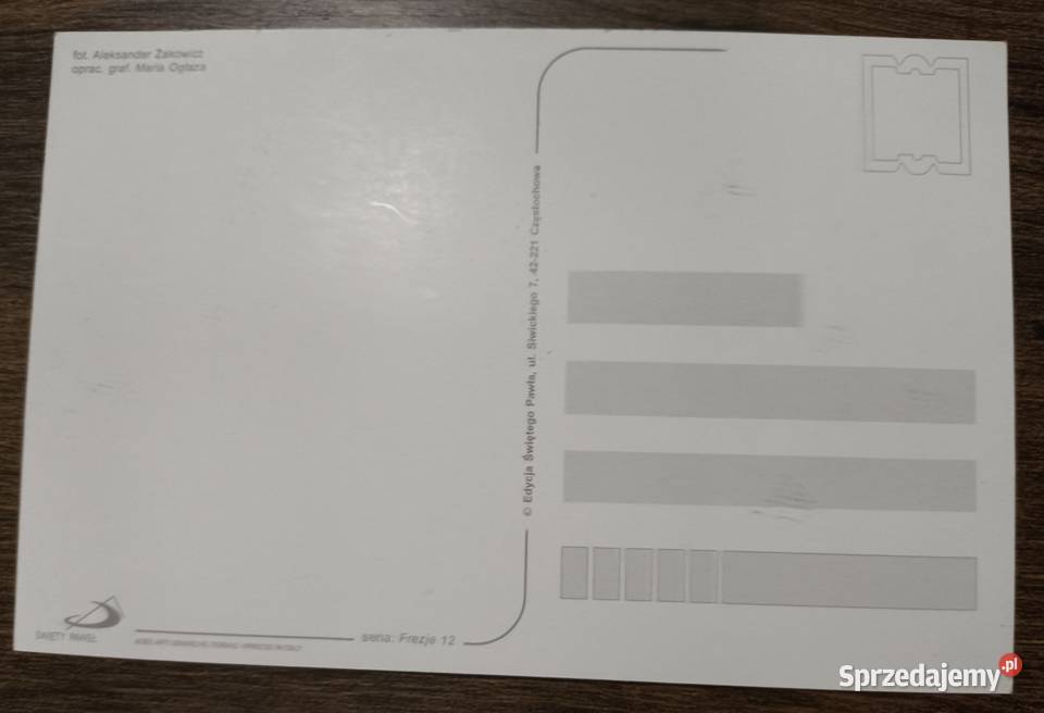 Komplet 5 pocztówek tematycznych o miłości Warszawa