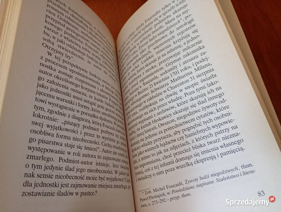 Profanacje Giorgio Agamben przeł i wstępem opat Podręczniki Gdańsk sprzedam