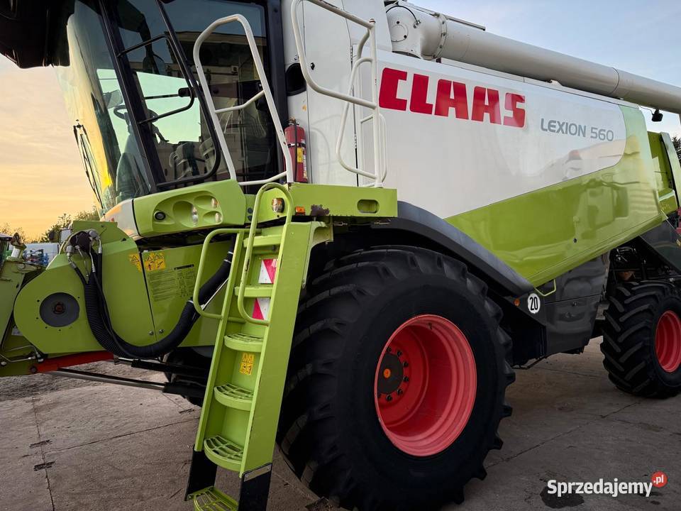 Kombajn zbożowy Claas Lexion 560 heder V750 Nowa Ruda