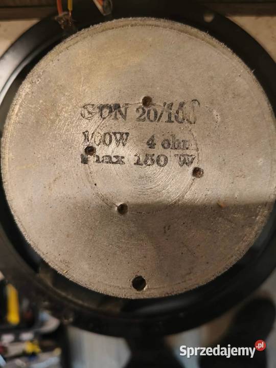 głośnik 100W 4 Ohm 205 195 otwory