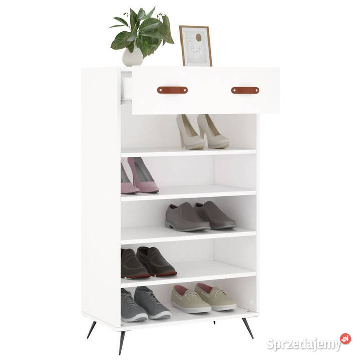 Szafka na buty biała 60x35x105 materiał Warszawa