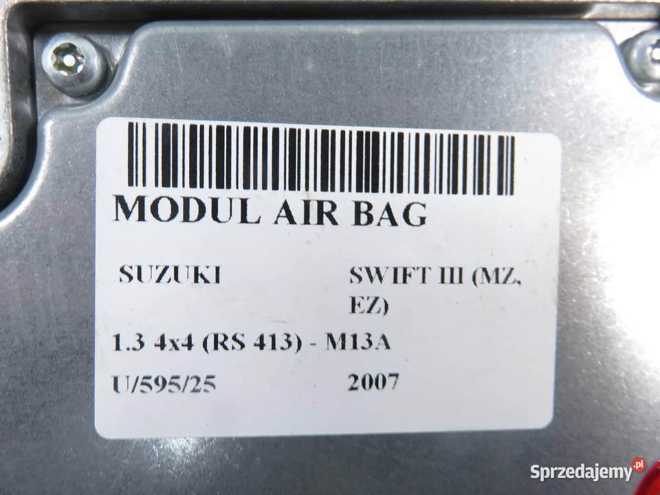 MODUŁ AIRBAG SUZUKI SWIFT III 3891062J10000