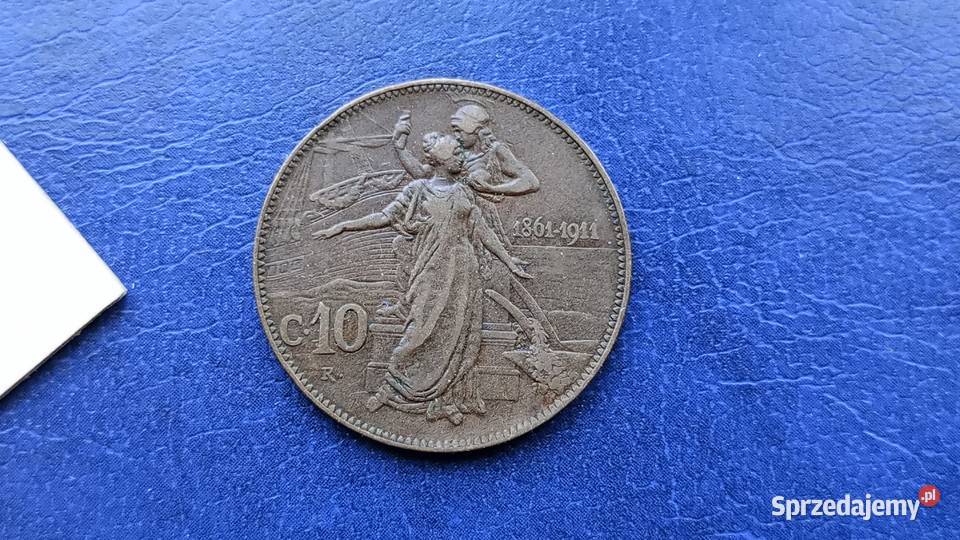 Stare monety 10 centesimi 1911 Włochy Lesko sprzedam