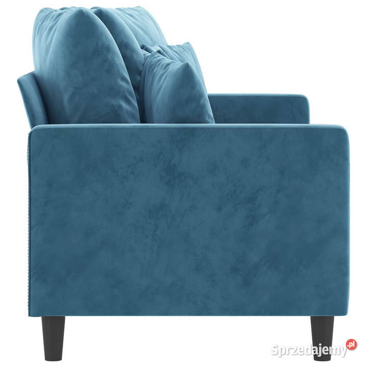 Sofa 2osobowa niebieski 140 tapicerowana mazowieckie Warszawa