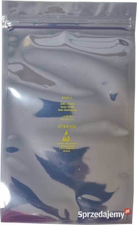 Torebki ESD metalizowana z zamknięciem 178 x 381 mazowieckie Józefów