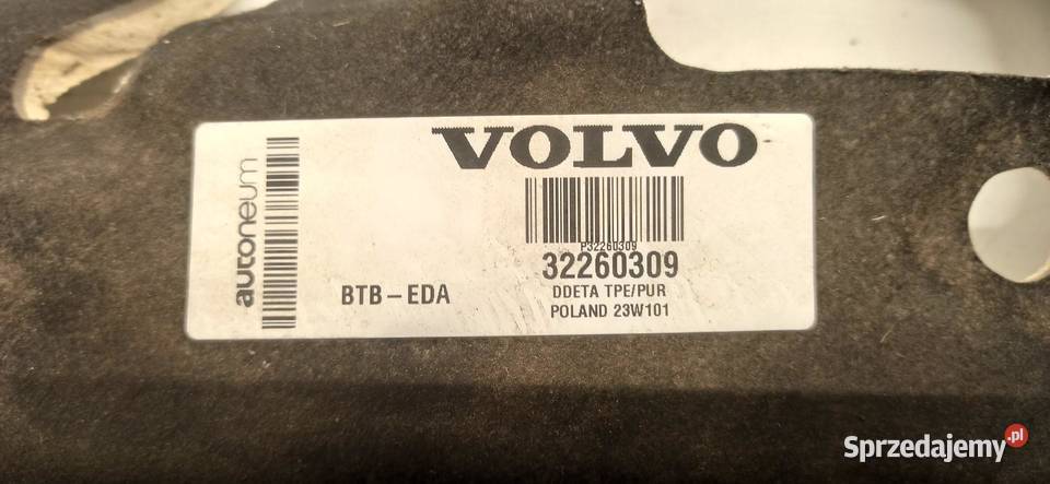 VOLVO XC40 OSŁONA TUNELU 32260309 osobowe Podszybia