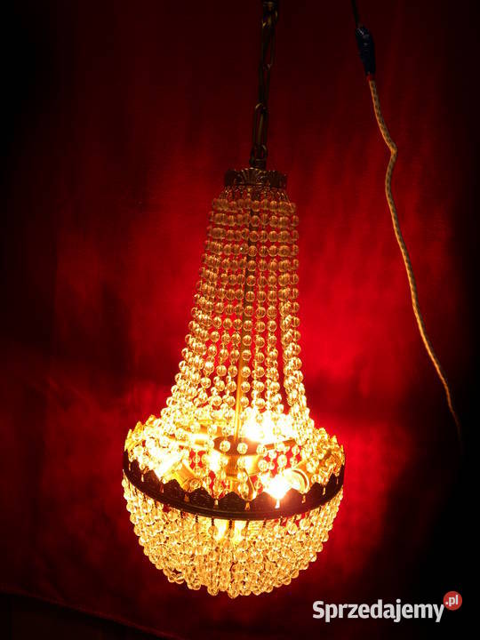 Żyrandol kryształowy Maria Theresa gruszka Katowice sprzedam