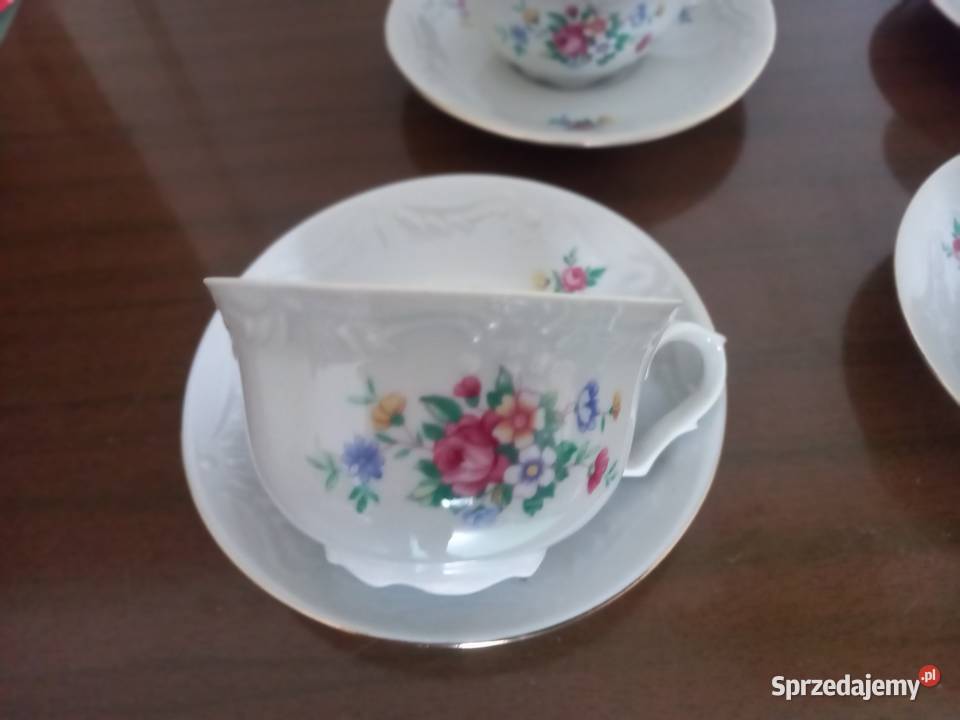 Sprzedam komplet 6 filiżanek Karolina Porcelana i szkło Kraków sprzedam
