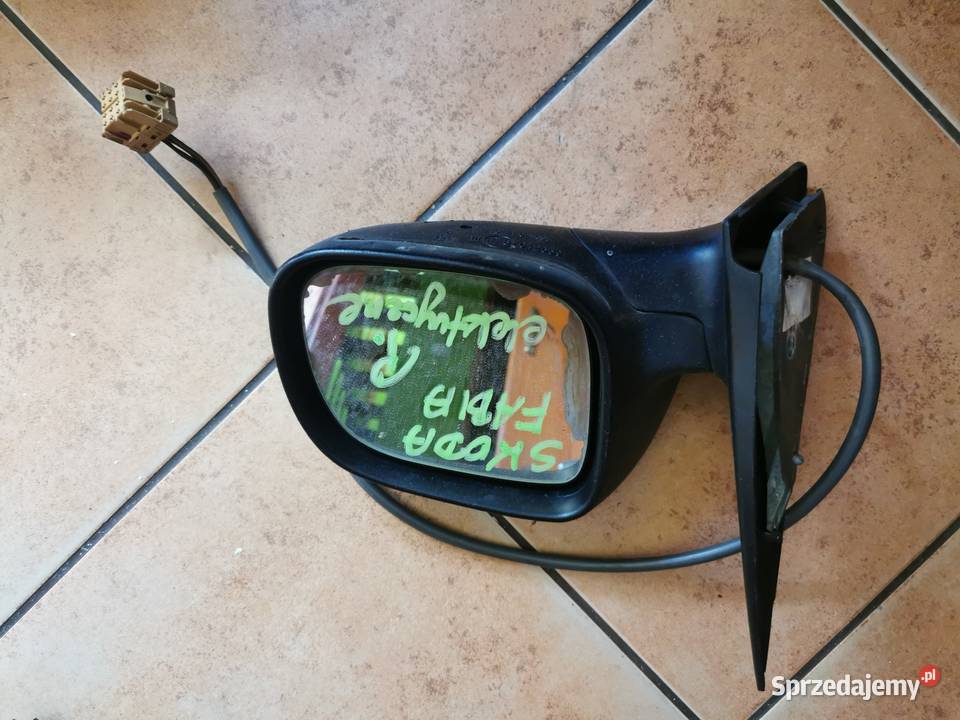 Lusterko Prawe elektryczne SKODA FABIA 1002112 Części samochodowe Margonin