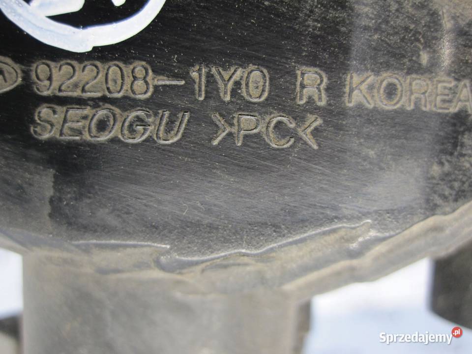 KIA PICANTO II 13r halogen prawy przód 922081Y0 Lampy przeciwmgielne