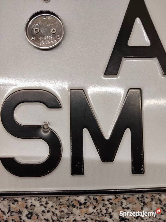 Tablica rejestracyjna Niemcy bez eurobandu Głuchołazy