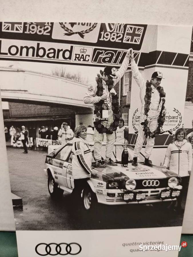 Pocztówka widokówka Audi quattro victories Głuchołazy