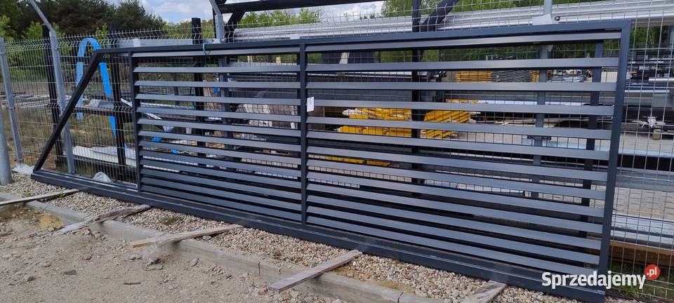 Brama przesuwna 150x400 Palisada Bramy Sulęcin