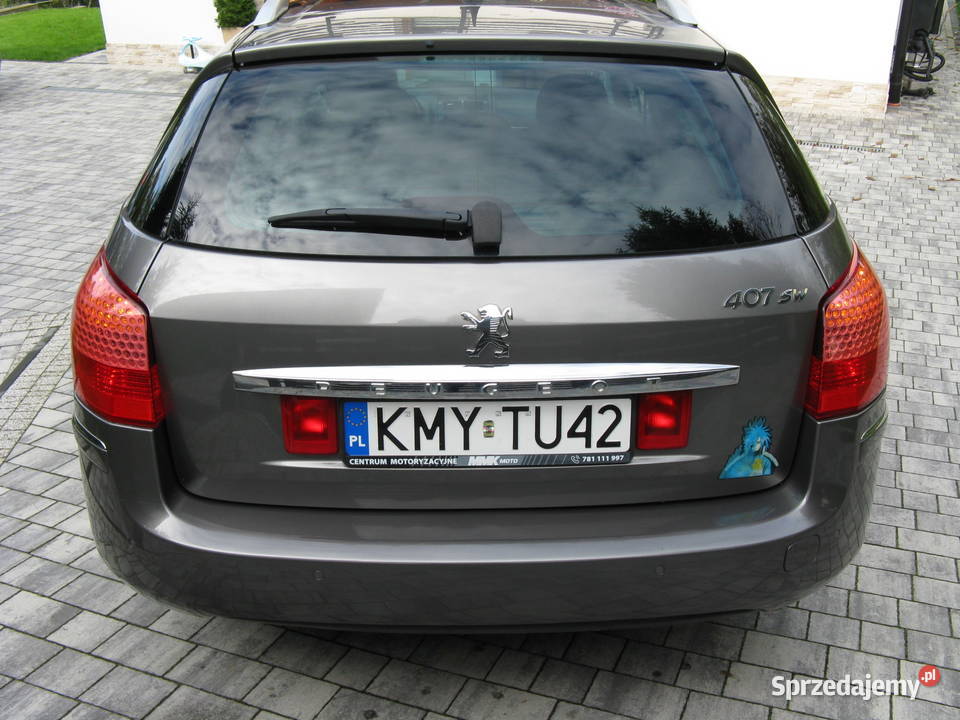 Śliczny 407 SW 20 HDI PREMIUM Bogata Wersja diesel