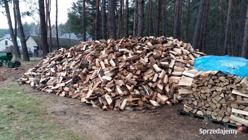 Drewno drzewo opałowe sosnowe sosna rąbane z Siemiatycze sprzedam