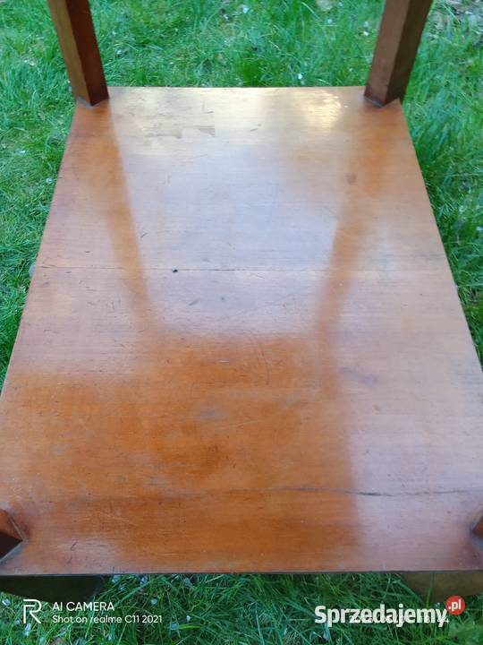 Stara szafka lite drewno vintage PRL Warszawa