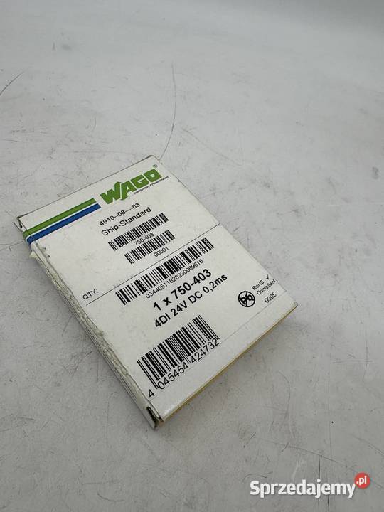 Wago 750403 4DI mazowieckie Warszawa sprzedam