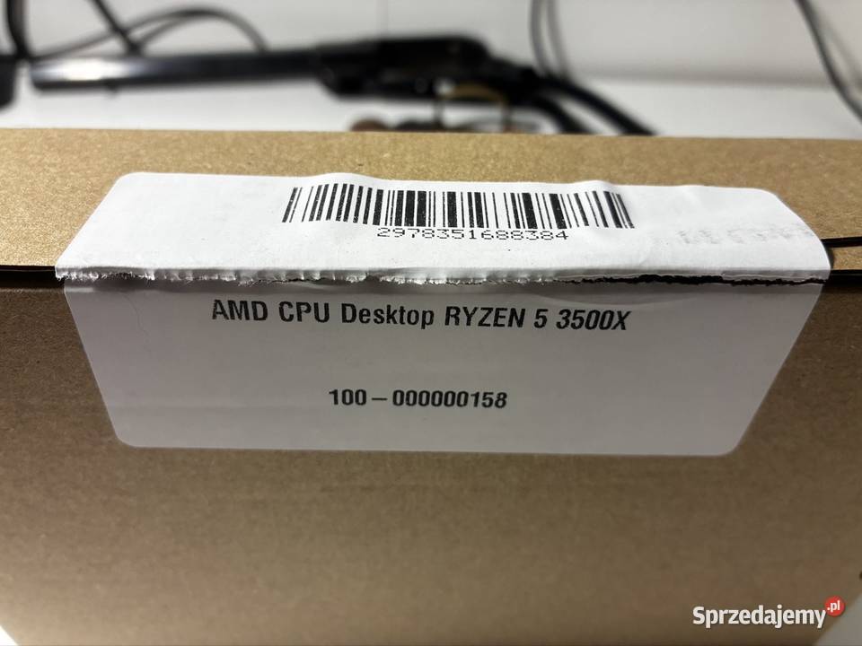Ryzen 5 3500x nowy z gwarancją am4 Liczba rdzeni procesora 6 Elektronika Piaseczno sprzedam