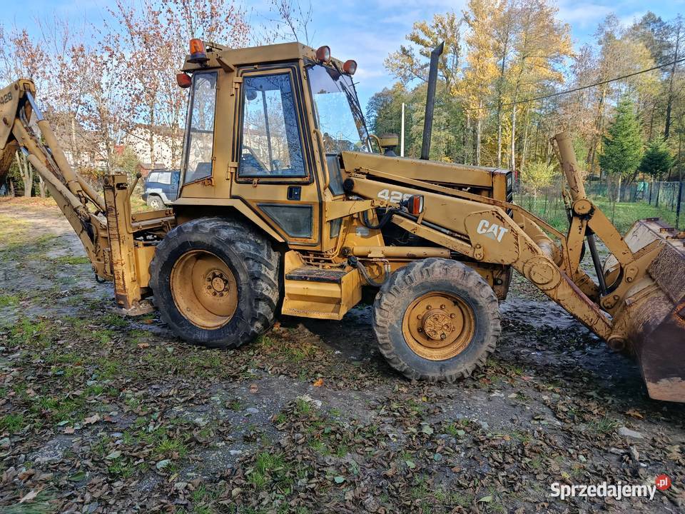 Koparko ładowarka CAT 428B 4x4 rewers wsp Zawiercie