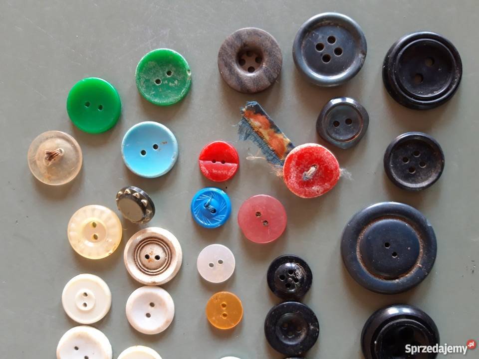 Stare guziki PRL Ostrów Wielkopolski