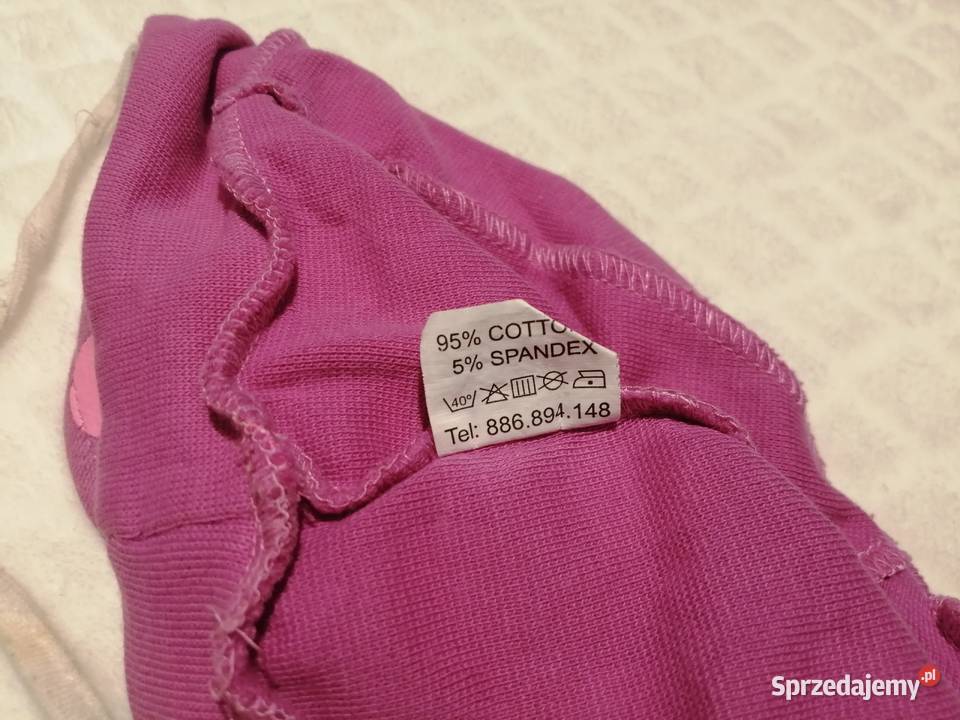Czapeczka dziewczęca z daszkiem groszek 50 42 Czeladź