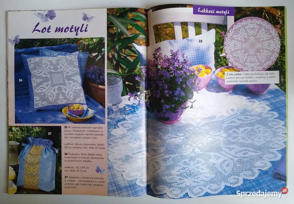 Szydełkowanie 42010 koronki i obrusy szydełko Czasopisma Gdańsk sprzedam