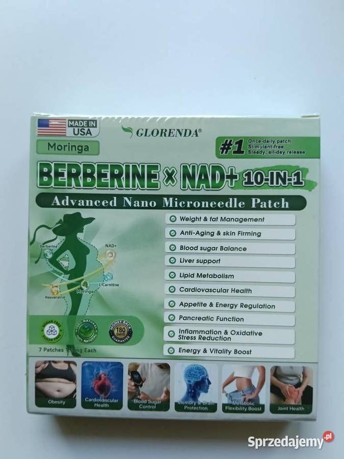 Glorenda Berberine 10in1 plastry mikroigłowe 7 Białystok sprzedam