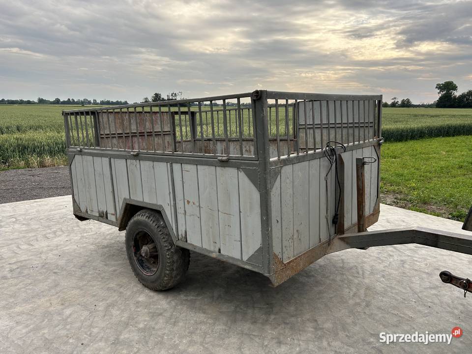 Dwukołówka do przewozu zwierząt nieuszkodzony Przyczepy rolnicze