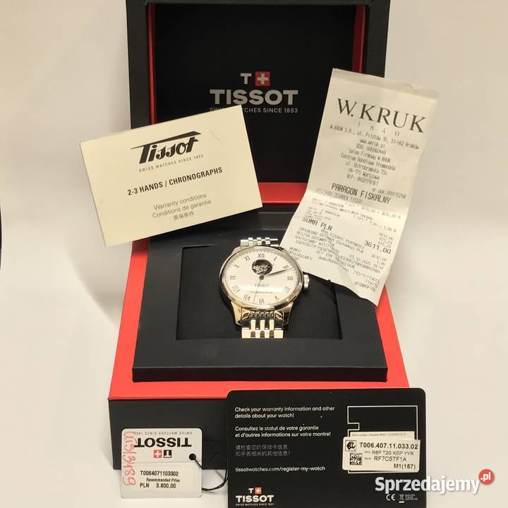 TISSOT Le Locle Open Heart automat Warszawa