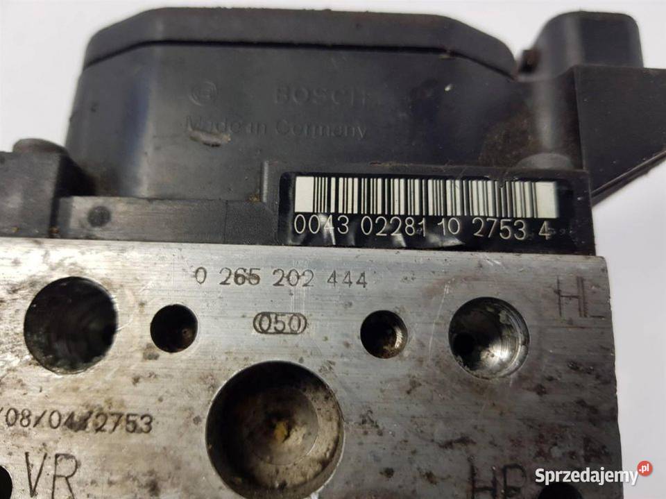 POMPA ABS HAMULCOWA W220 A0044314612 kujawsko-pomorskie Lipno sprzedam