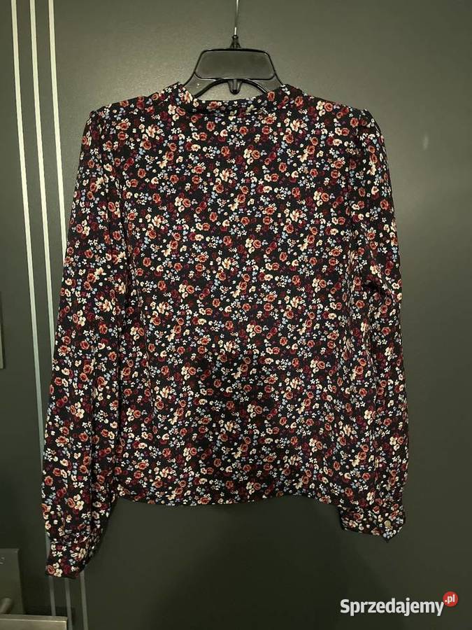 Shein bluzka modny wzór hit blog 4042 niebieski Bluzki i koszule Choszczno sprzedam