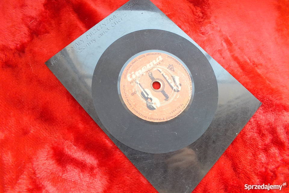 Stara pocztówka dźwiękowa Sonny Bono and Cher