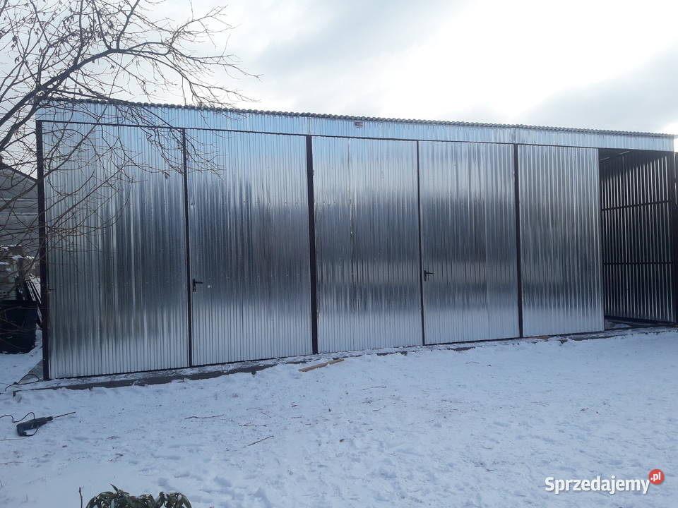 Garaż Blaszany magazyn hala 10x6m z profila Ozorków