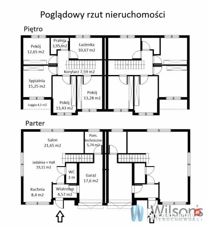sprzedaży domu bliźniaka 1569m2 Góraszka mazowieckie