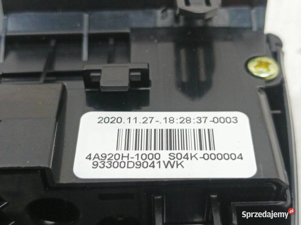 PRZEŁĄCZNIK 4A920H1000 Kia Sportage IV 20152021 świętokrzyskie sprzedam