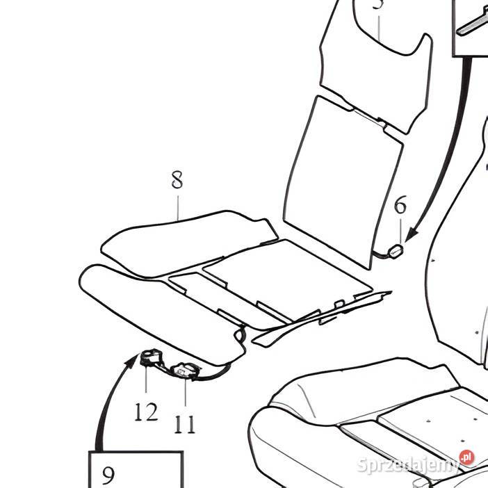 VOLVO mata grzewcza fotela 32367582 OE czesc dolnośląskie Bielany Wrocławskie