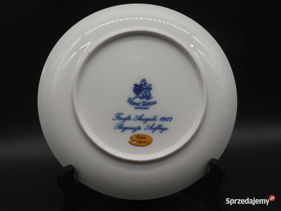 Kolekcjonerski talerz na Dzień Matki z 1977 roku