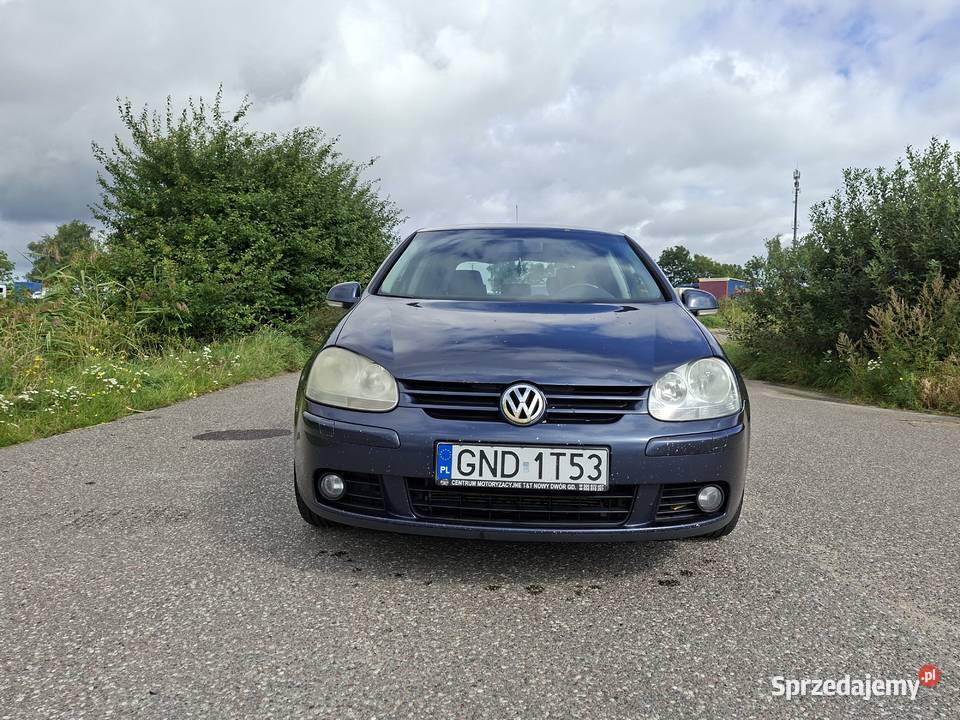 Volkswagen Golf V 19 tdi 2006 5 drzwi Nowy Dwór Gdański
