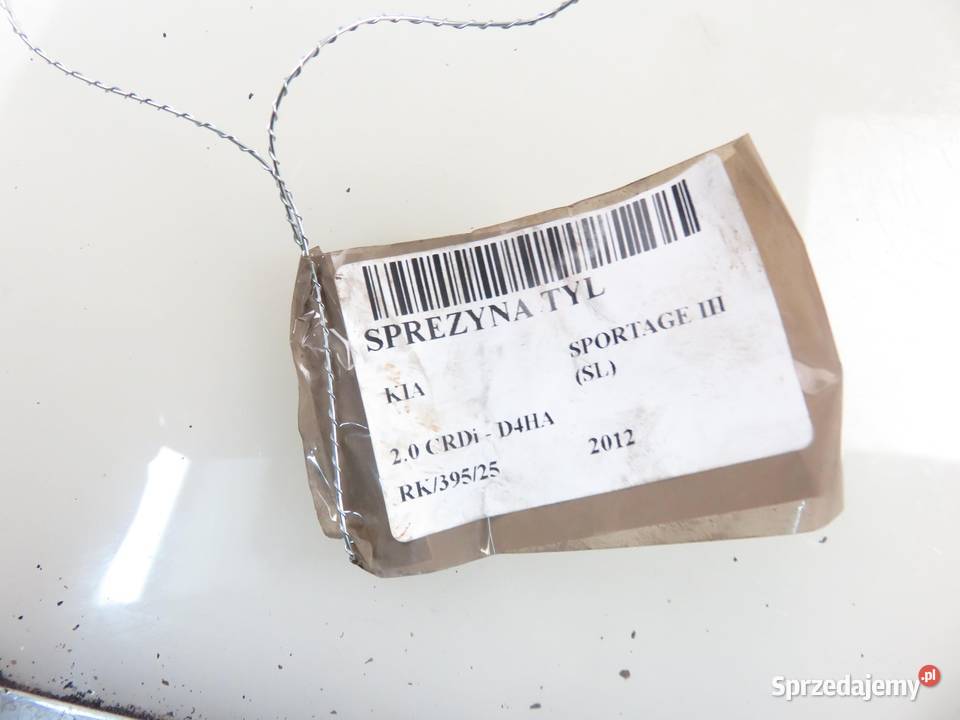 SPRĘŻYNY TYŁ KOMPLET KIA SPORTAGE III 20 CRDi małopolskie