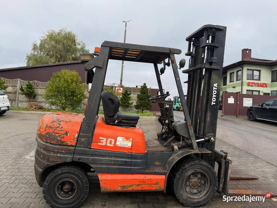 wózek widłowy TOYOTA 6FDF30 1999 przesuw boczny Motoryzacja Działoszyn