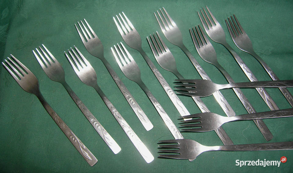 widelce vintage PRL FNS Drzewica Bartków
