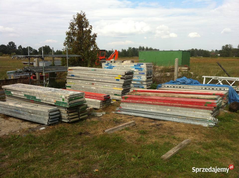 Rusztowanie elewacyjne 82 m2 używane 10x82 m Stare Siołkowice sprzedam