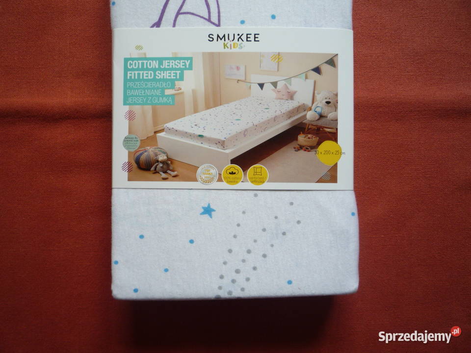 Smukee Kids Prześcieradło bawełniane jersey z Szczecin