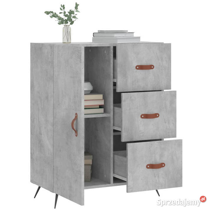 Szafka szarość betonu 695x34x90 materiał Warszawa