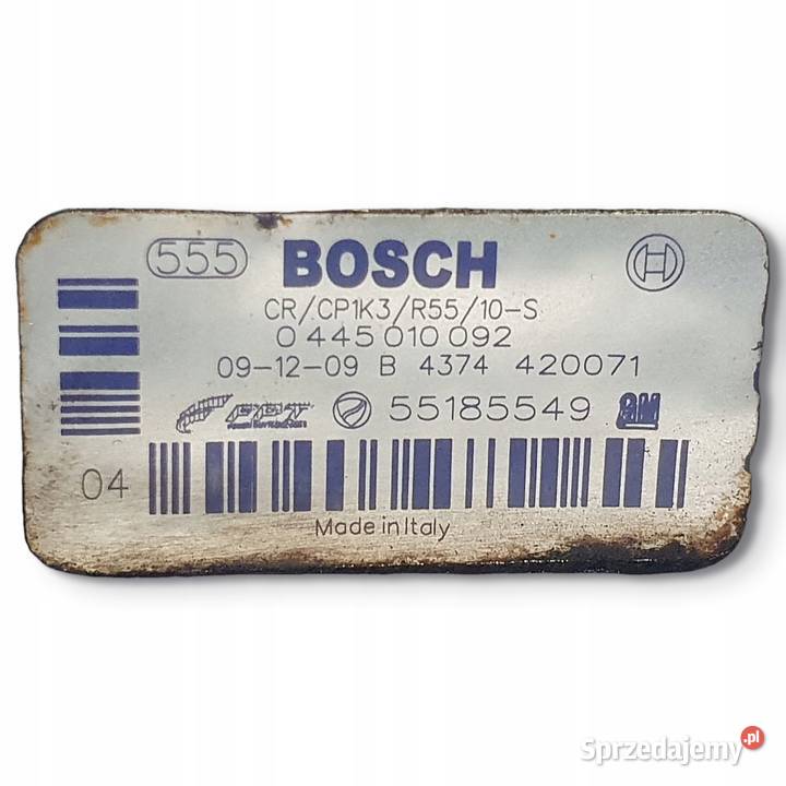 POMPA WTRYSKOWA Opel Combo D 13 CDTI paliwa Pompy wtryskowe Chełm