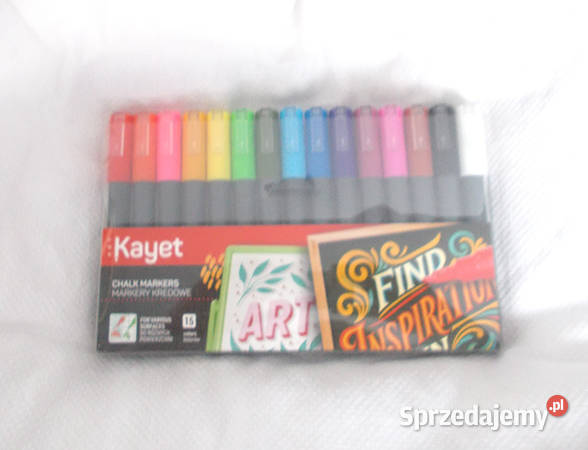 kredowe markery kayet markery kredowe kayet 15 sprzedam