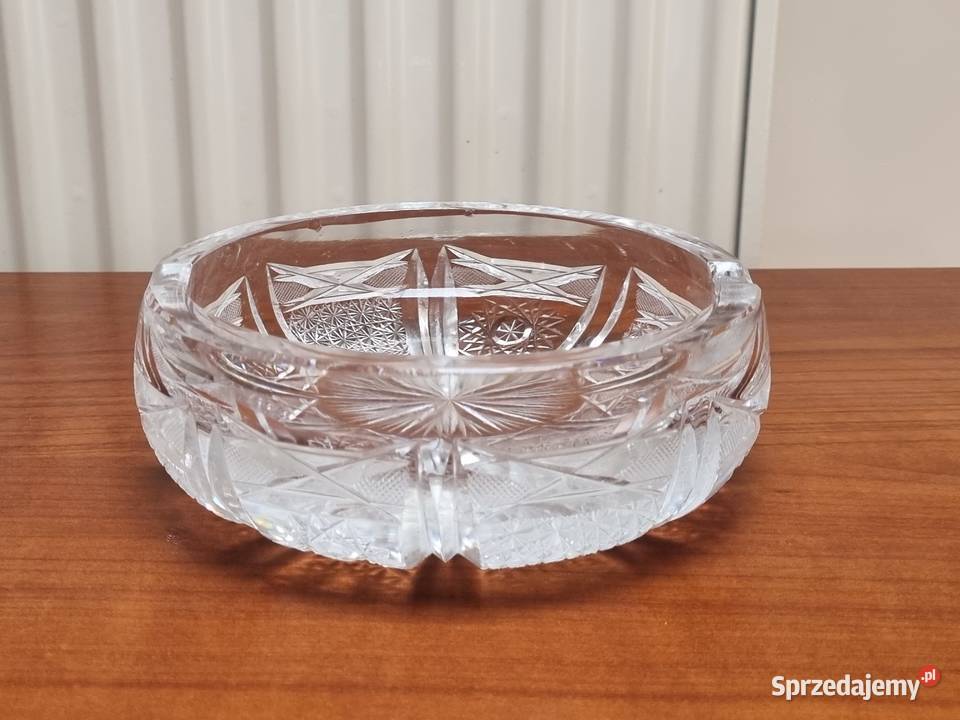 Kryształ popielnica ozdobna z okresu PRL sprzedam